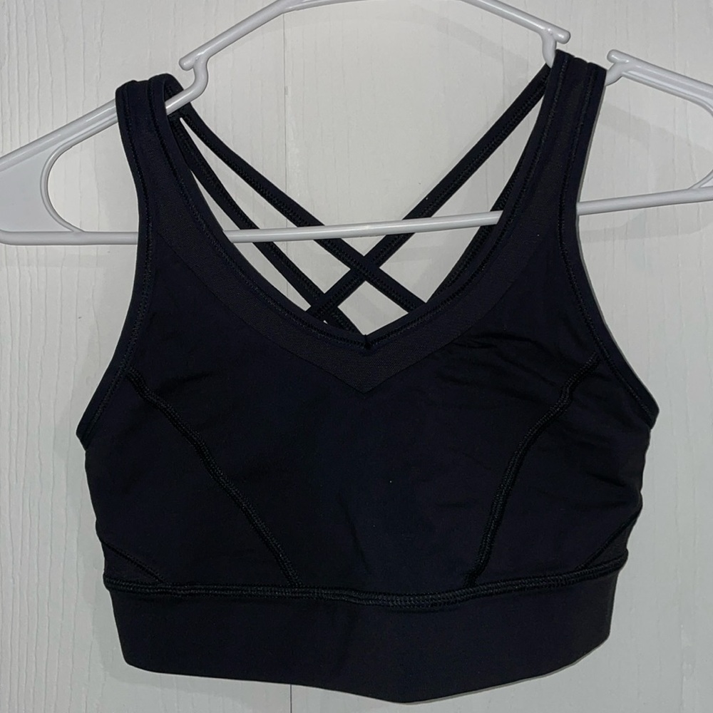 Black Lululemon Sports Bra Size 4